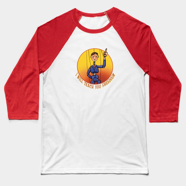 corporate fucker Baseball T-Shirt by Paskalamak